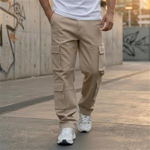 شلوار بنگال کارگو مردانه مدل HAMED-کرم