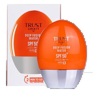 ضدآفتاب دیپ فیوژن واتر SPF50 تراست | سبک، بدون چربی، مناسب پوست چرب و حساس