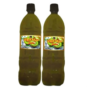 سرکه کیوی محلی ممتاز - 860 میلی لیتر بسته 2 عددی