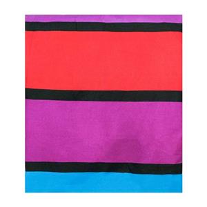 کاور تشک مهمان آدنو مدل Colored stripes کد CH41 یک نفره سایز 90x190 سانتی متر