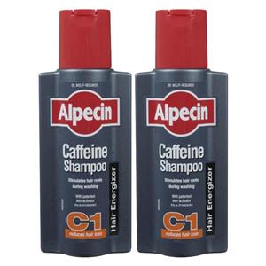 شامپو مو آلپسین مدل Caffeine C1 حجم 250 میلی لیتر مجموعه 2 عددی