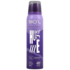 اسپری خوشبو کننده بدن مردانه بیول مدل HUG ME حجم 150 میلی لیتر