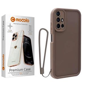 کاور موکولو مدل Silicone Puffer Strap مناسب برای گوشی موبایل سامسونگ Galaxy A71 به همراه بند آویز Vg3