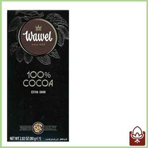 شکلات تلخ 100درصد  واول اکسترا دارک Wawel وزن 80 گرم