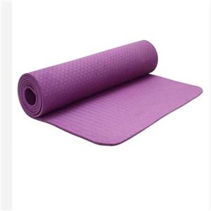 مت یوگا TPE تک رنگ 6 میلیمتر تن زیپ