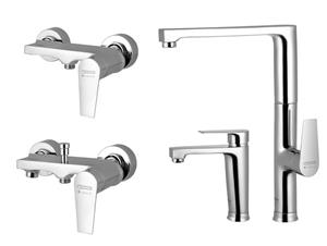 ست شیرآلات درخشان مدل کادیا