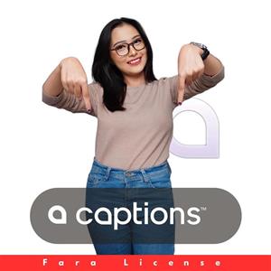 خرید اکانت Captions کپشنز پرمیوم با ایمیل شما (ارزان)