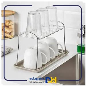 استند لیوان و زیره فلزی ایکیا VÄLVARDAD