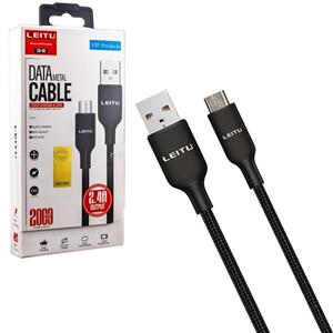 کابل شارژ USB به USB-C لیتو مدل LD-48 طول 2 متر