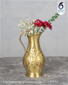 پارچ برنجی قلمزنی با ضمانت ۶۰ ماهه صنایع دستی کیمیا ترنج