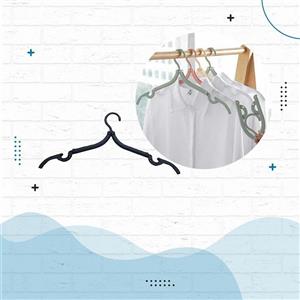 چوب لباسی مسافرتی تاشو قابل حمل بسته 2 عددی