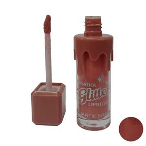 رژ لب مایع اکلیلی رومانتیک میت مدل Glitter شماره 182 N63