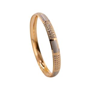 النگو ثمر سفید طلایی کد 512