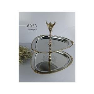 شیرینی خوری هندی استیل برنج نیوسان مدل فرشته کد 6928 