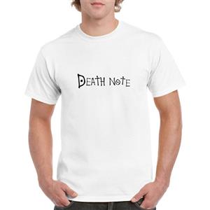 تیشرت آستین کوتاه سفید طرح انیمه Death Note | استایل انیمه | کد A036