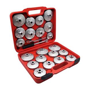آچار فیلتر روغن نورس مدل کاسه ای کد YP-HM0902-23 مجموعه 23 عددی