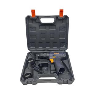 دریل پیچ گوشتی شارژی سه نظام 10 میلی متری 12 ولت دو باتری رابین مدل RR8612 مجموعه 5 عددی