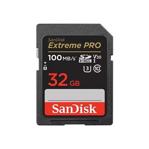 کارت حافظه سن دیسک SD مدل EXTREME PRO 100MB/S ظرفیت 32 گیگابایت