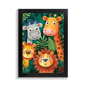 تابلو کودکانه طرح حیوانات جنگل کد PF-26011