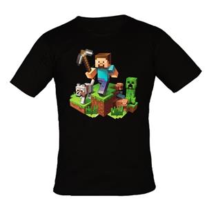 تیشرت گیم طرح ماینکرفت 1