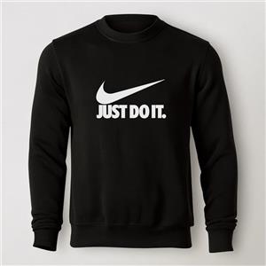 سویشرت دورس مشکی طرح برند نایک Nike| استایل اسپرت | کد BR048