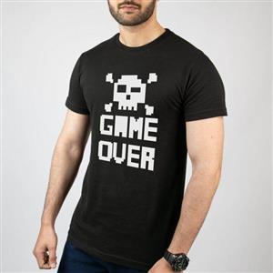 تیشرت طرح Game Over کد G016