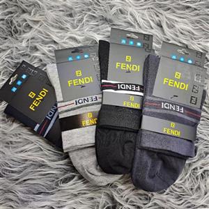 جوراب مردانه نیم‌ساق فندی