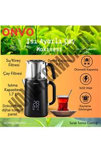 چای ساز برقی با تنظیم دما و کنترل پنل دیجیتال اورجینال ONVO