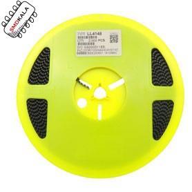 دیود LL4148 SMD پکیج MiniMELF مرغوب رول مشکی بسته2500 تایی