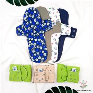 پد نوار بهداشتی پارچه ای تریکو سایز چهار ( قاعدگی روزانه)