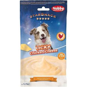 بستنی سگ نوبی طعم مرغ بسته 5 عددی وزن 75 گرم