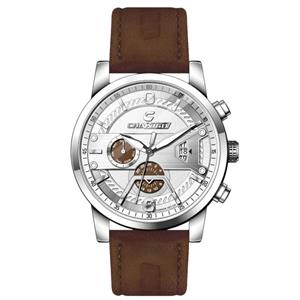 ساعت مچی عقربه‌ای کوارتز مردانه چاکسیگو مدل اسپرت کلاسیک تک موتوره بند چرم کد ۱