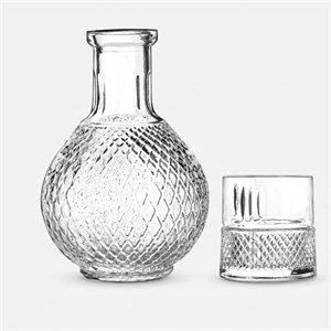 پارچ و لیوان کاوه مدل تورین مجموعه 2 عددی