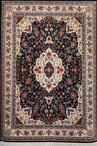 فرش ستاره کویر یزد 700 شانه کلکسیون شاهکار نوین کد N83 زمینه 2590 (غیربرجسته)