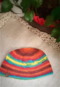 کلاه لئونی کوتاه رنگی چهار فصل کد07