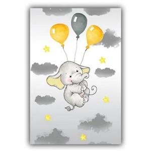 فرش کودک طرح فیل هازان ترک کد C148(پس کرایه)