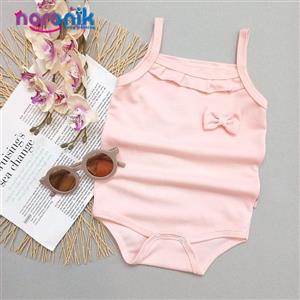 زیردکمه رکابی بندی صورتی دخترانه پردیس