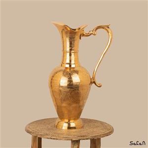 پارچ برنجی قلم زنی 50 سانت