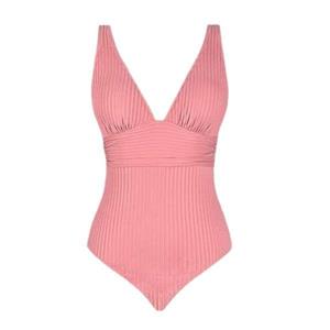 مایو زنانه کاپشی مدل راه راه