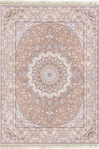 فرش داریوش 1500 شانه کلکسیون مینیاتور کد D1538 زمینه ترمه ای (برجسته)
