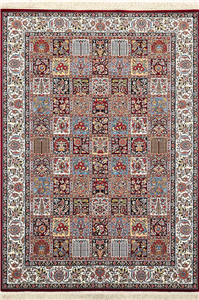 فرش ستاره کویر یزد 700 شانه کلکسیون شاهکار نوین کد I85 زمینه 2550 (غیربرجسته)