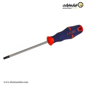 پیچ گوشتی ستاره ای T15 دسته TPR حرفه ای جنس S2 آریل ARIEL مدل PST0015 آویزدار