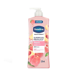 لوسیون بدن سوپرفود رایحه هلو وازلین Vaseline superfood freshlock peach