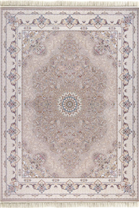 فرش داریوش 1500 شانه کلکسیون مینیاتور کد D1518 زمینه ترمه ای (برجسته)