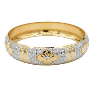 تک‌پوش طلا 18 عیار زنانه رضا گلد مدل گلبرگ سایز 2