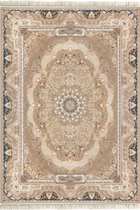 فرش داریوش 1500 شانه کلکسیون مینیاتور کد D1567 زمینه ترمه ای (برجسته)