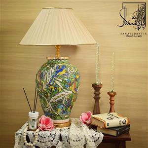 آباژور رومیزی سبز مغز پسته ایی‌(هفت‌رنگ)