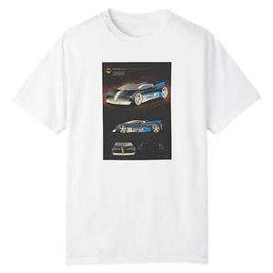 تی‌شرت آستین کوتاه زنانه مدل ماشین 2004 بتمن رنگ سفید