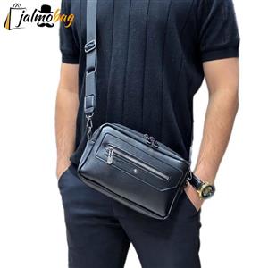 کیف دستی دوشی پاسپورتی مونت بلانک (MONT BLANC) کد 3238  