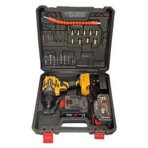 دریل پیچ گوشتی شارژی براشلس رویال مکس مدل 88VOLT مجموعه 42 عددی
